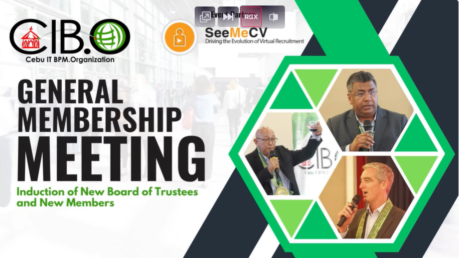 CIB.O General Membership Meeting - Watch the full video
